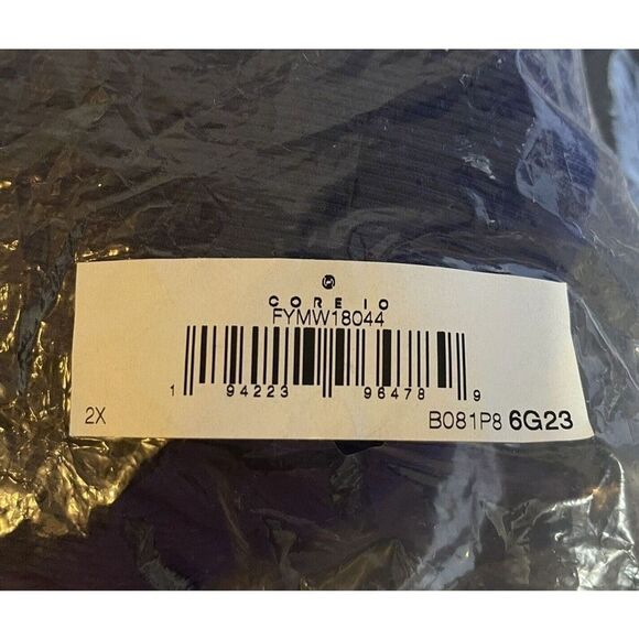 Womens Top 2X Ultra Lightweight Semi Sheer Rib Knit Wrap Long Sleeve Yoga - Picture 8 of 8